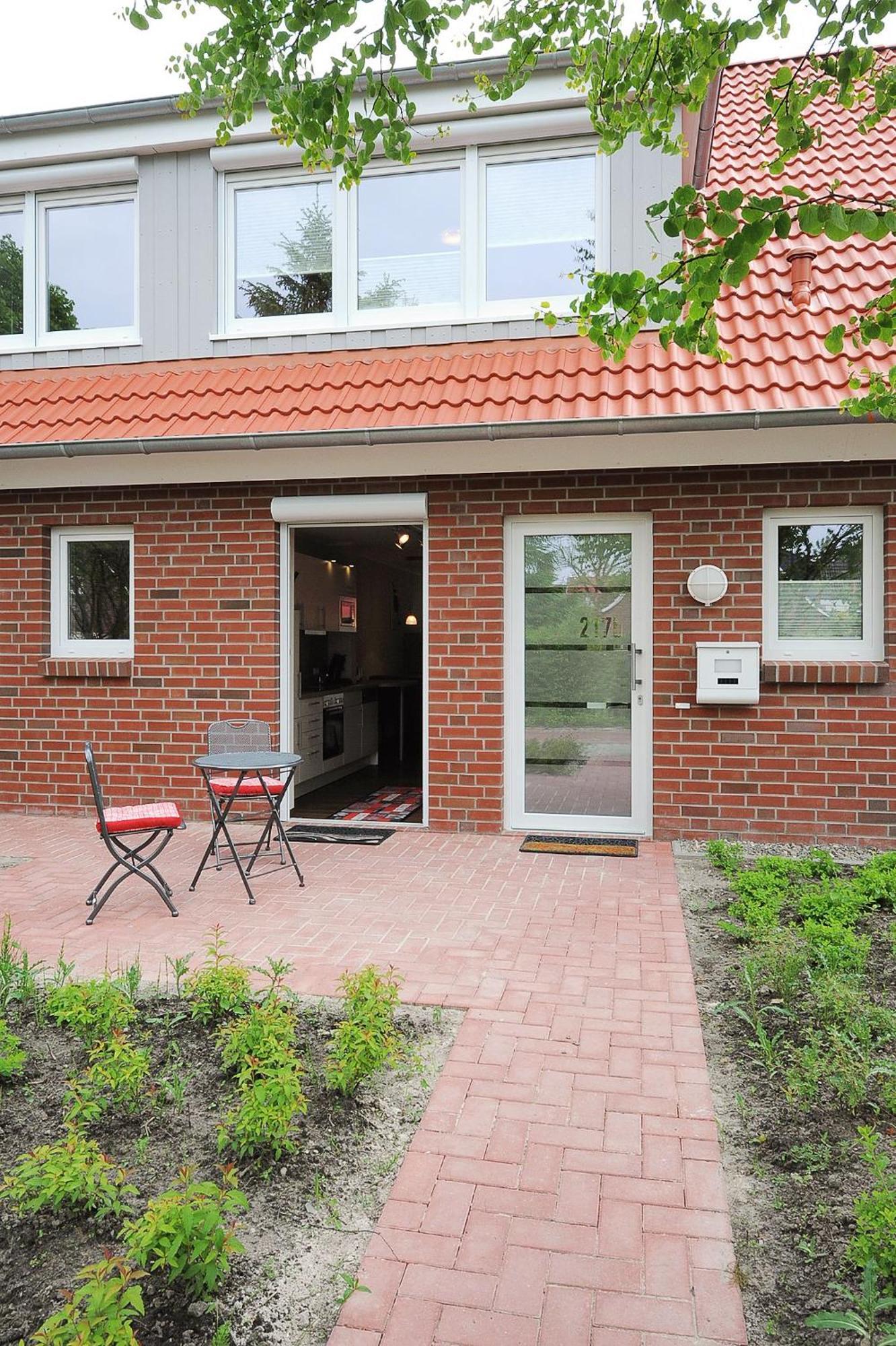 Ferienhaus Rote Bohne - Uns Huus An T Kuest Bensersiel Exterior foto